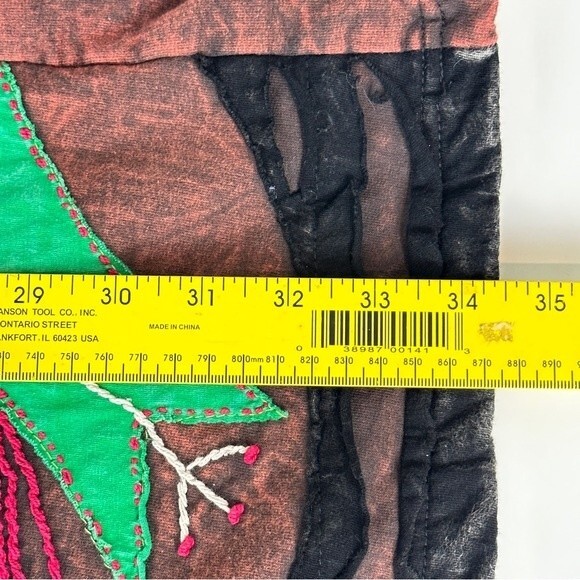 Rising International 3D Applique made in Nepal Dress XXL (fits like L) - Picture 8 of 9